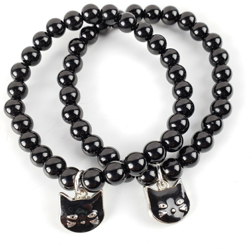 Black  Cat Charm Bracelets - Picture 2 of 5